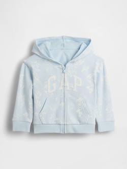 Gap Logo hoodie s uzorkom za djecu djevojčice