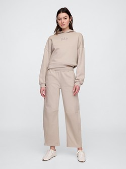 Gap logo ženski crop hoodie