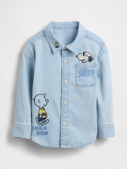 Snoopy denim košulja za djecu dječake