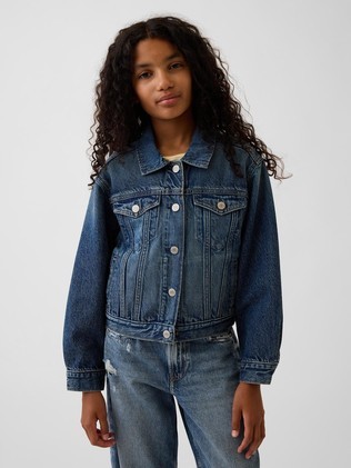 Icon denim jakna za djevojčice