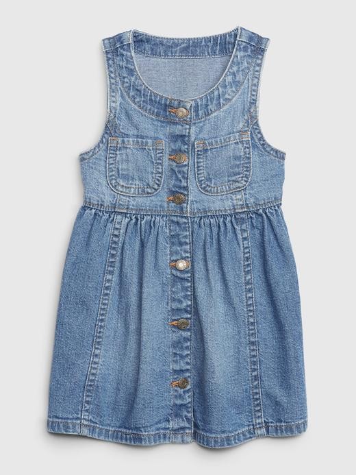 Slika za Vintage jeans haljinica s naramenicama za bebe djevojčice od Gap