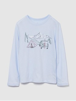 Majica dugih rukava s printom za dječake