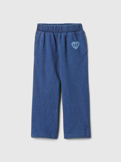 Gap logo donji dio trenirke sa širokim nogavicama za djecu djevojčice