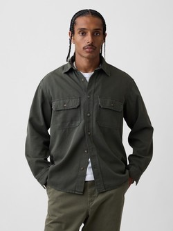 Muška relaxed fit denim košulja