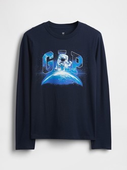 Gap logo majica dugih rukava za dječake
