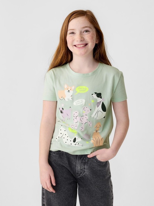 Slika za Majica kratkih rukava s printom za djevojčice od Gap