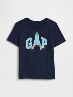 Gap logo majica dugih rukava za djecu dječake