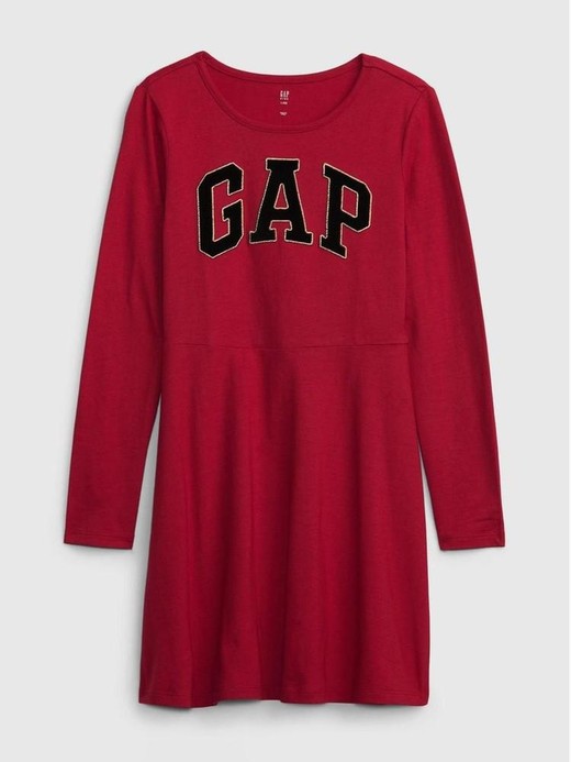 Slika za Gap logo haljina dugih rukava za djevojčice od Gap