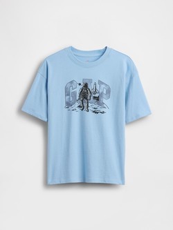 Gap logo relaxed fit majica kratkih rukava za dječake