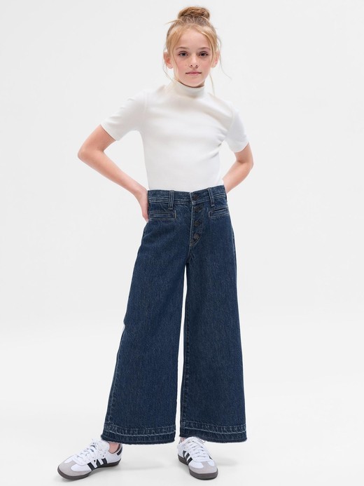 Slika za Široke jeans hlače za djevojčice od Gap
