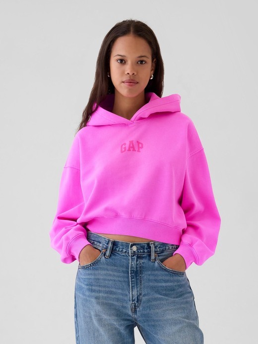 Slika za Gap logo ženski crop hoodie od Gap