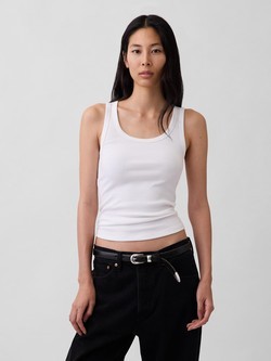 Ženska rebrasta majica bez rukava