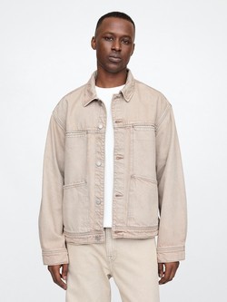 Muška boxy fit denim jakna