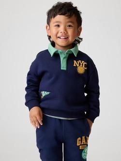 Varsity Logo pulover s polo ovratnikom za djecu dječake