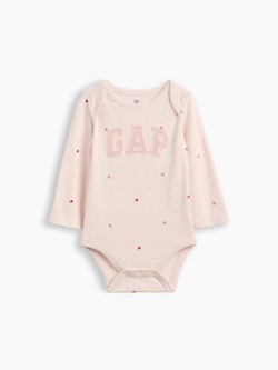 Body dugih rukava s uzorkom za bebe djevojčice