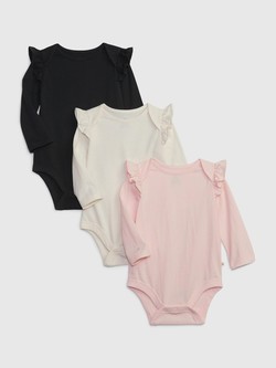 Paket od 3 bodyja dugih rukava za bebe djevojčice