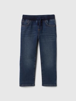 Slim fit jeans hlače s elastičnim obrubom za djecu dječake