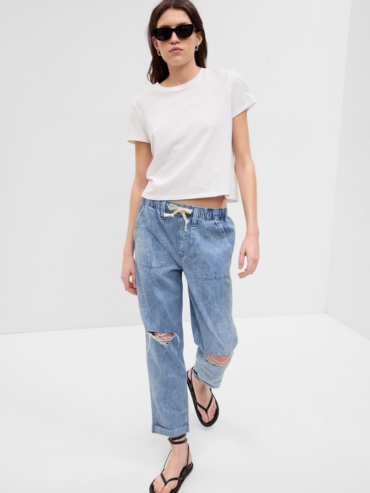 Slika za Ženske loose jeans hlače od Gap