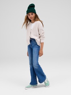 Zvonaste jeans hlače za djevojčice
