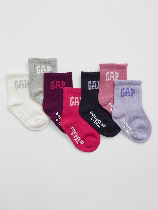 Slika za Paket od 7 pari Gap logo čarapa za djecu djevojčice od Gap
