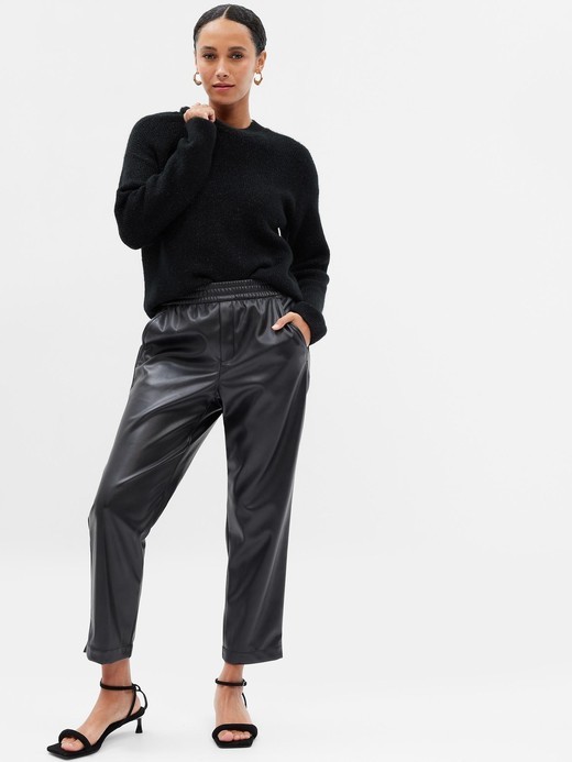 Slika za Ženske hlače od umjetne kože od Gap