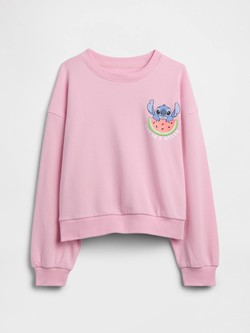 GapKids × Disney Lilo and Stitch pulover s otiskom straga za djevojčice
