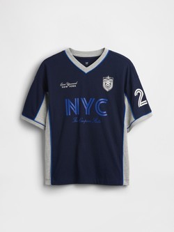 Oversized fit majica kratkih rukava za dječake